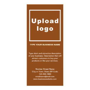 Business Brown Rack Card