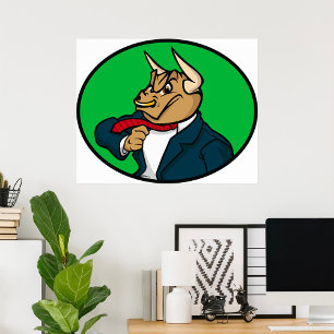 Business Bull Poster