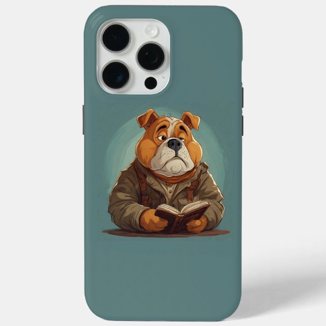 "Business Bulldog – Funny Dog in a Suit" Case-Mate iPhone Case (Back)