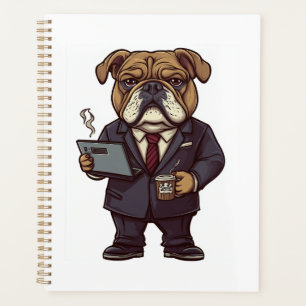 Business Bulldog � Funny Office Dog Planner
