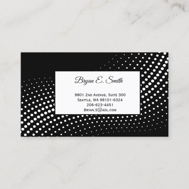 Business Calling Card (Front)