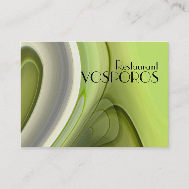 business card (Front)