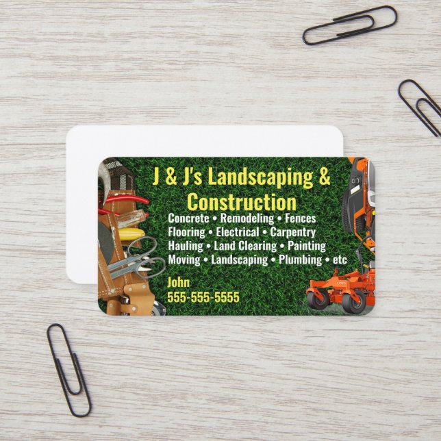 Business Card (Front/Back In Situ)