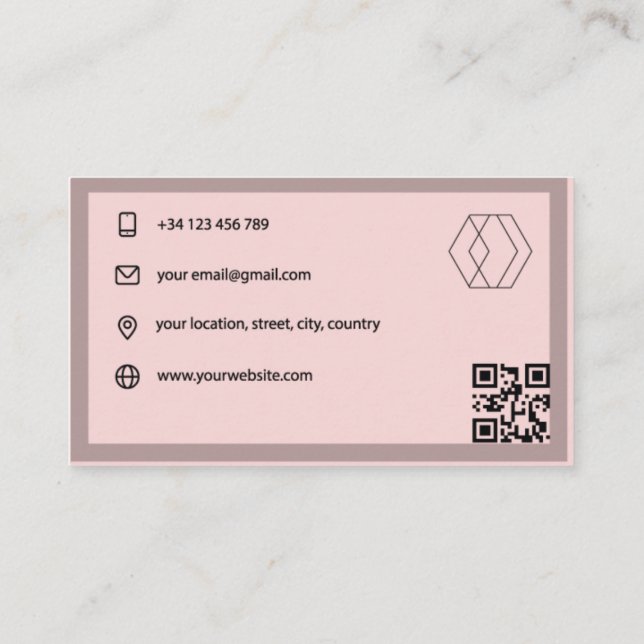 business card (Back)
