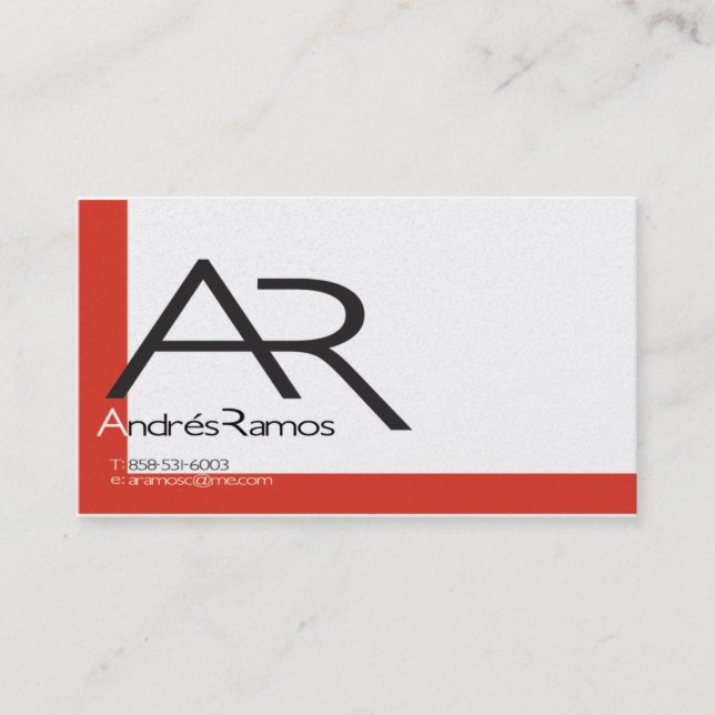 business card (Front)