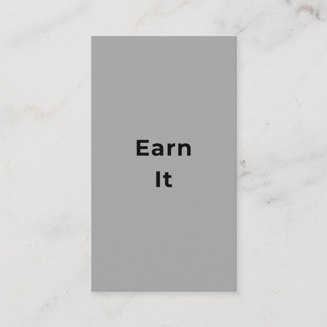 business card (Front)