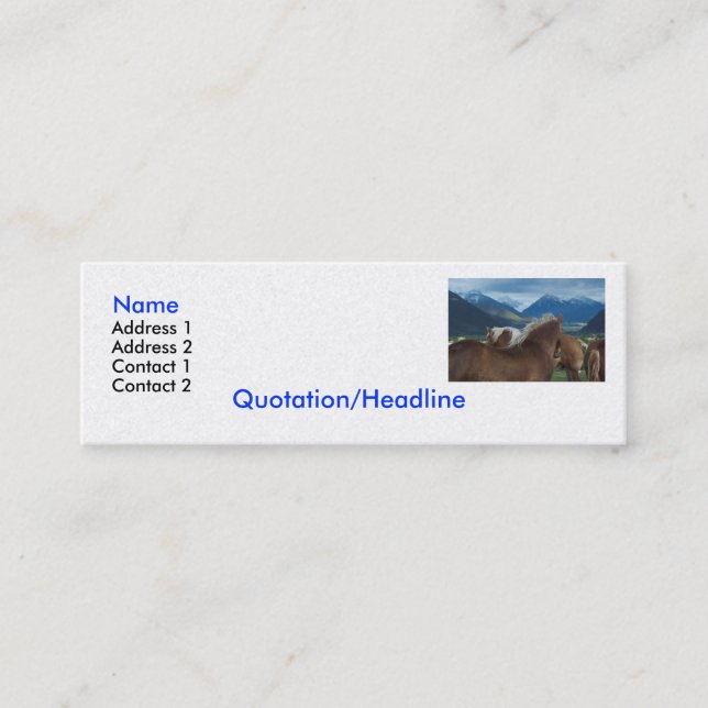 Business Card (Front)