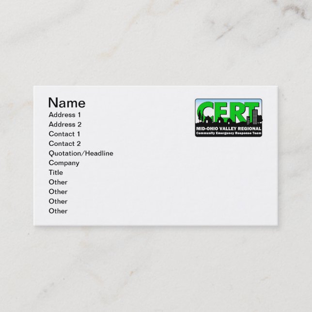 Business Card (Front)