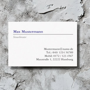 business card