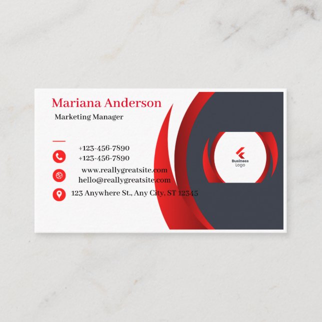 Business card  (Front)
