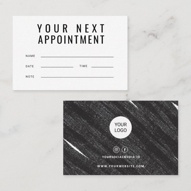 Business Card Appointment Minimalist simple (Front/Back)