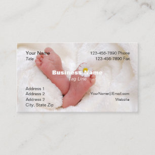 Business Card Baby Feet - HAMbyWG