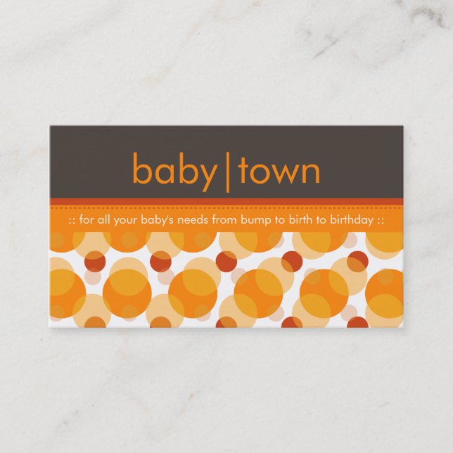 BUSINESS CARD :: babytown 5 (Front)