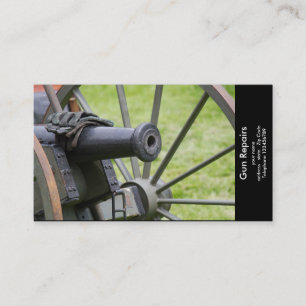 Business card blank for gun makers or gun repairer