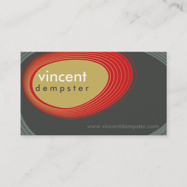 BUSINESS CARD :: bold retro rocks L7 (Front)