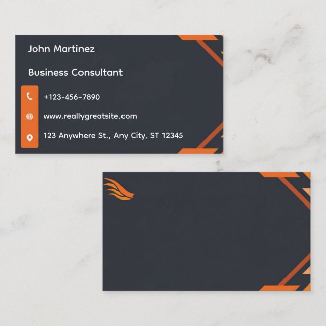 Business card Business Consultant (Front/Back)