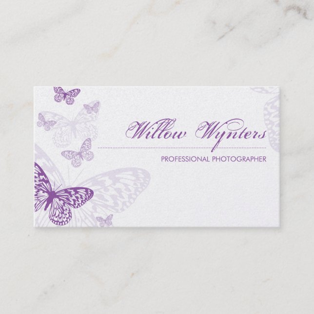 BUSINESS CARD :: butterflies 3L (Front)