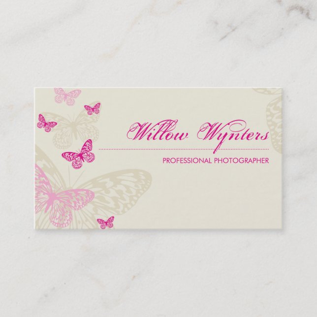 BUSINESS CARD :: butterflies 4L (Front)