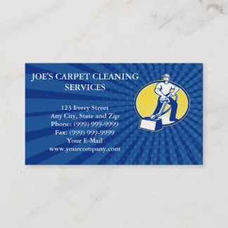 Business card Carpet Cleaner Vacuum Cleaning Machi