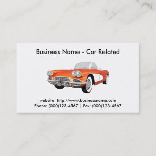 Business Card: Cars / Automotive Business Card