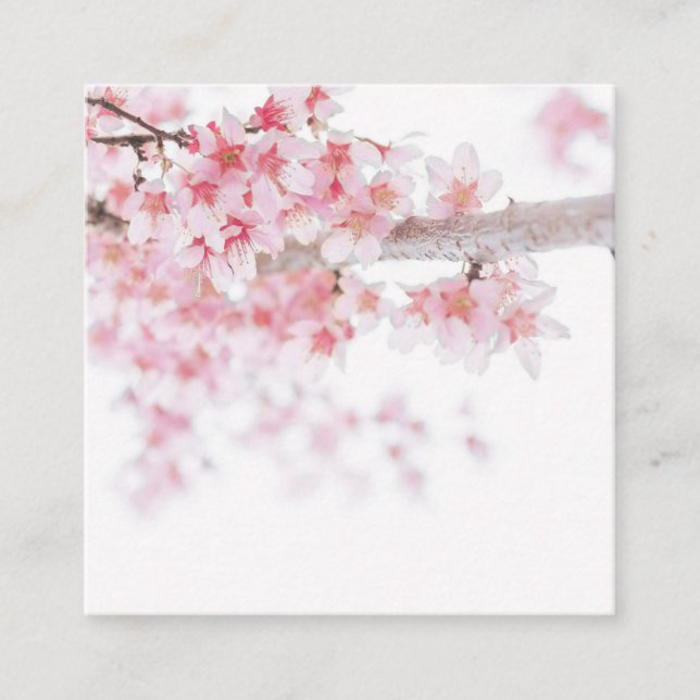 BUSINESS  CARD : CHERRY BLOSSOMS (Front)