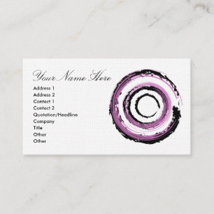 Business Card Circular Illustration