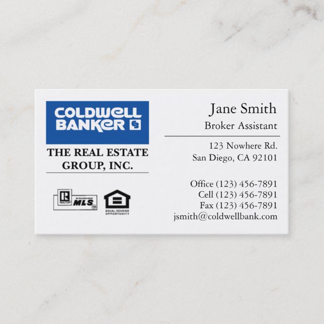 Business Card: Classic Card (Front)