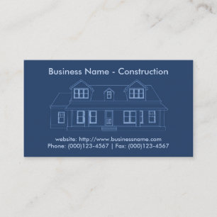 Business Card: Contractor / Construction Business Card