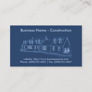Business Card: Contractor / Construction Business Card