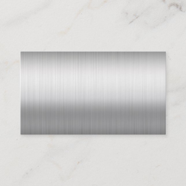 Business Card/Create Your Own Silver Card (Front)