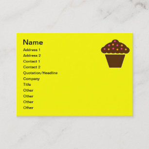 BUSINESS CARD CUPCAKE DESIGN