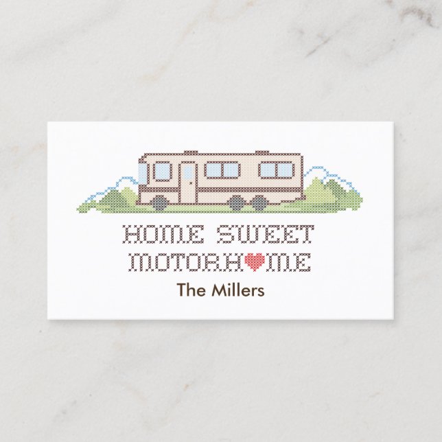 Business Card - Customise Your Motor Home  (Front)
