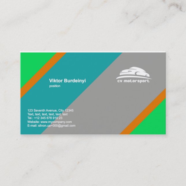 Business card demo (with watermarks) (Front)