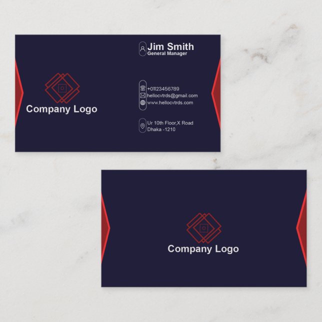 Business card design (Front/Back)