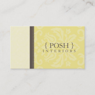 BUSINESS CARD :: divinely damask L 8