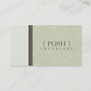 BUSINESS CARD :: divinely damask L 9