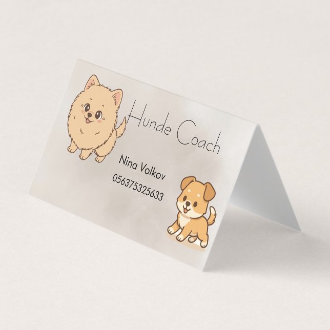 Business Card Dog Trainer (Front)