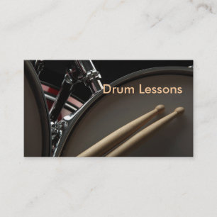 Business Card: Drum Lessons Card