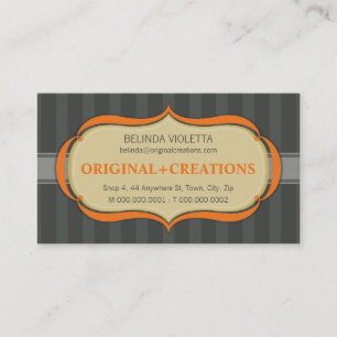 BUSINESS CARD :: elegant flamboyant L10