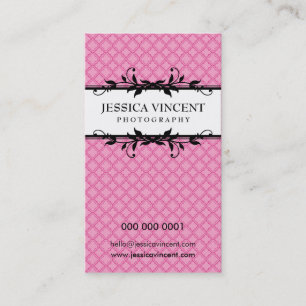 BUSINESS CARD elegant lux foliage