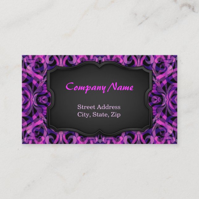 Business Card Ethnic Style (Front)