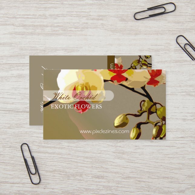 Business Card, Event Planners Card (Front/Back In Situ)