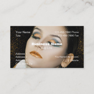 Business Card Face Make-Up Background HAMbyWG