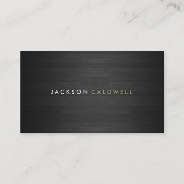 Business Card | Floored Duo Black Olive (Front)