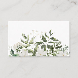 Business Card - Floral watercolor print