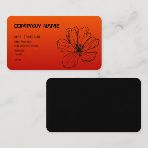 Business Card FLOWER 
