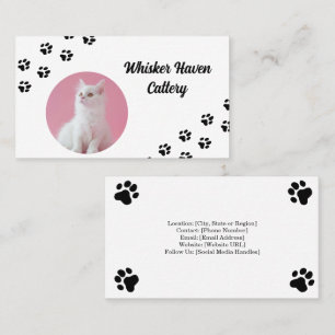 Business Card for Cattery