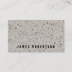 Business card for construction company.