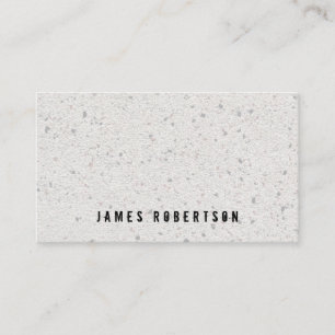 Business card for construction company.