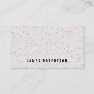 Business card for construction company.